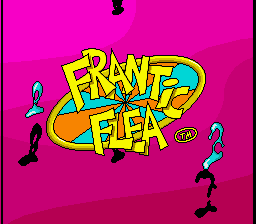 Frantic Flea (USA) Title Screen